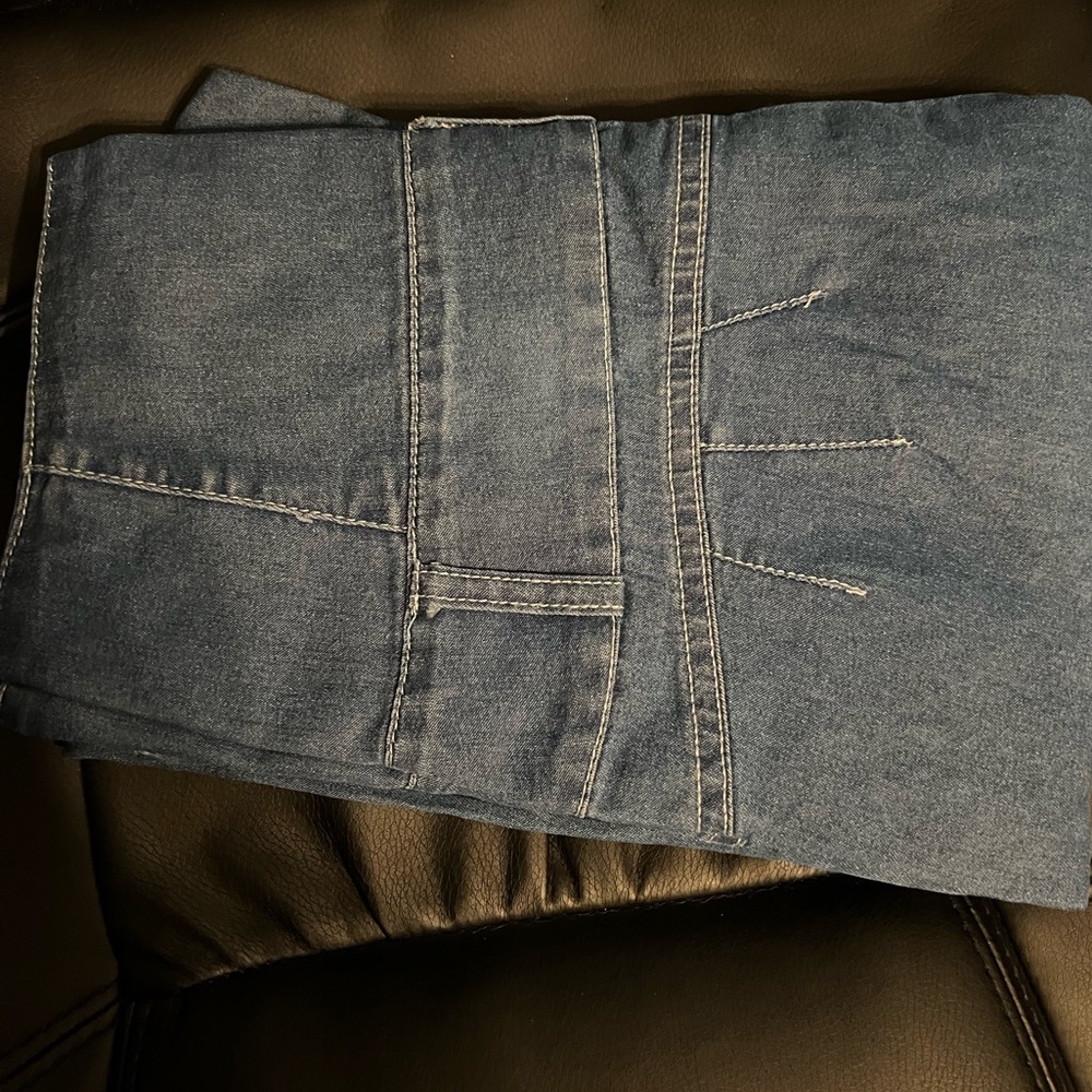 Blue High-Waisted Skinny Jeans - Picture 4 of 5